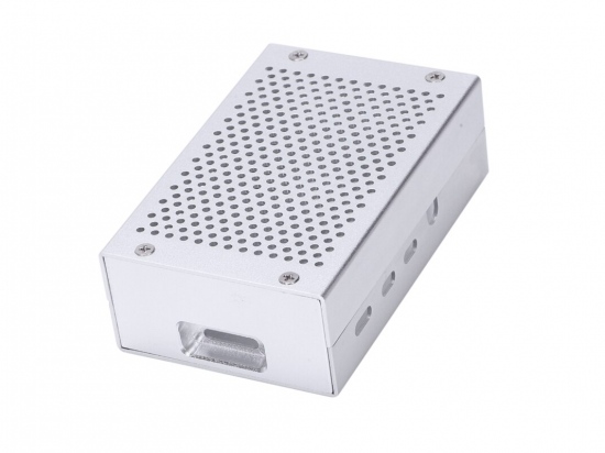 Behuizing / Case Raspberry Pi 4B + Fan Aluminium Silver 